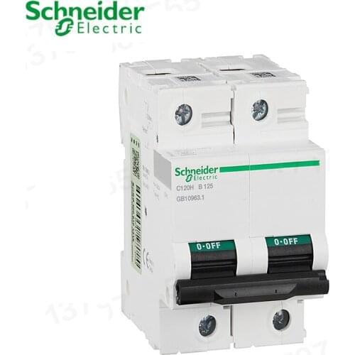 Schneider electric High power Circuit Breaker C120H 2p B type 125A 10kA A9N19560