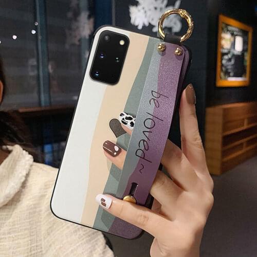SoCouple Love Heart Case For Huawei Nova 5t Honor 10i 20 Pro Mate 20 Pro 30 P30 Lite P40 P20 Pro Wrist Strap Phone Holder Case