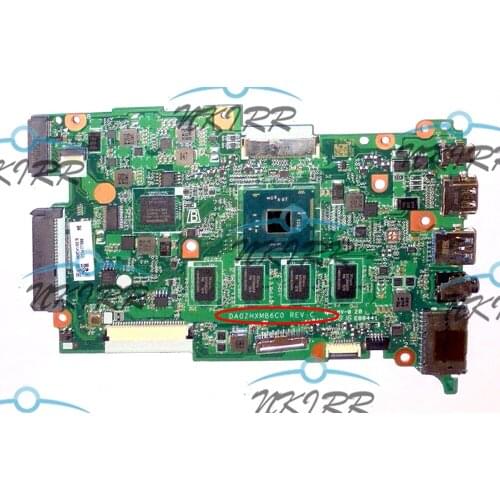 DA0ZHXMB6C0 NBVCH1100B NBVCH11001 NBSHP11005 N3160 4G 2.5" SSD Port 32GB On-Board HDD Motherboard for TravelMate B117-M AO1-132