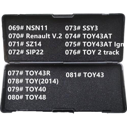 RIOOAK LiShi 2 in 1 NSN11 SZ14 SIP22 SSY3 TOY43AT TOY2Track TOY43R TOY(2014) TOY40 TOY48 TOY43 Locksmith Tools For All Types