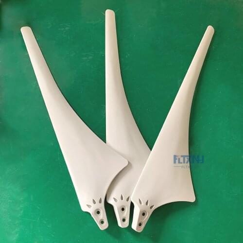 Cheap 580mm high strength Nylon blades for horizontal wind turbine 600w DIY blades for wind generator hub and hood option