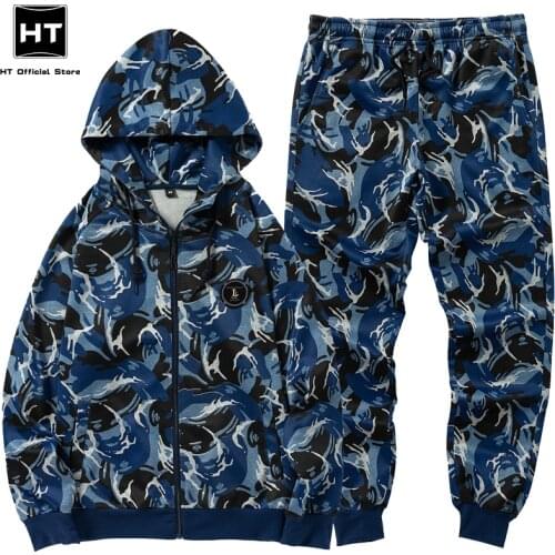 Men Tracksuit Set Autumn Hoodie Suit Fashion Brand Print Spring Casual Men Suit Sports Two Piece Men Clothes Sportswear Sets