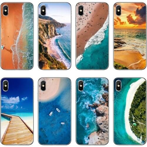 Mountain Sea Beach Travel TPU Soft Phone Case For Xiaomi Mi 11 Note 10 10T 9 9T 8 Pro A2 Lite A3 A1 Poco F1 F2 M3 X3 NFC