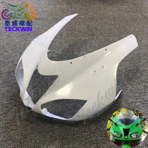 Unpainted Front Upper Fairing Headlight Cowl Nose Panlel Fit For Kawasaki Ninja ZX636 ZX600 ZX6R ZX-6R 2007 2008
