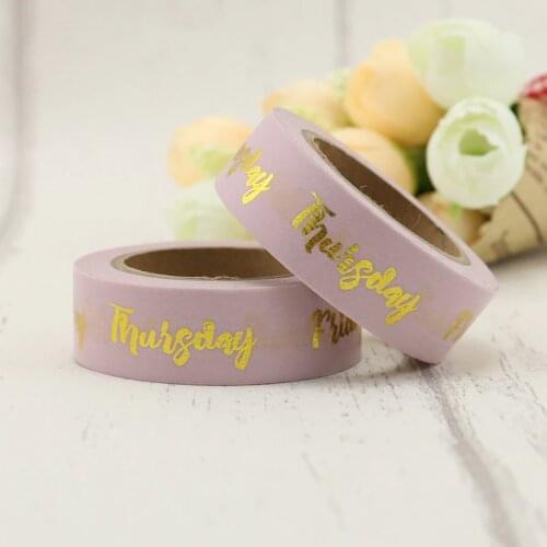 NEW 1X Letters Washi Tape Adhesive Tape DIY Decoration Scrapbooking Masking Tape Japanese School Office Supply Escolar Papelaria