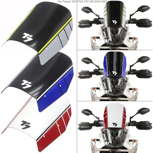 New 3 Colors FOR YAMAHA Tenere 700 T700 XTZ 700 2019 2020 2021 Motorcycle Windshield Windscreen Air Wind Deflector