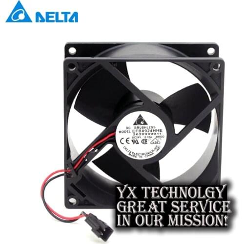 The new 9238 EFB0924HHE 24V 0.30A 9CM inverter cooling fan for Delta 92*92*38mm