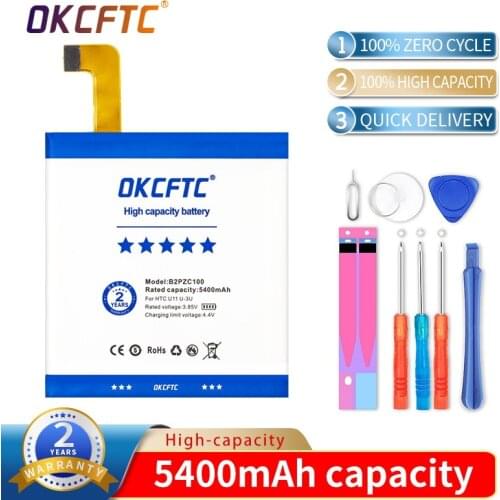 OKCFTC Batteries For HTC U11 Phones