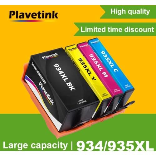 Plavetink 934 935 Compatible Ink Cartridge Replacement for HP 934 935 XL Officejet pro 6230 6830 6835 6812 6815 6820 Printer