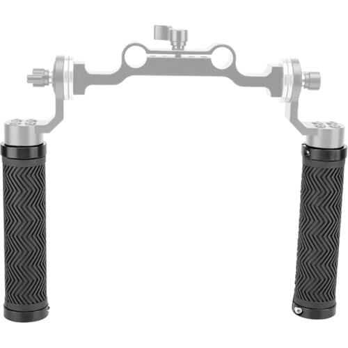 KIMRIG Rubber Hand Grip Handle Replacement With Black Locking Ring For Bicycle Bike DSLR Camera Cage Shoulder Mount Rig Kit