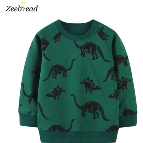 Zeebread Infants Boys Girls Sweatshirts Autumn Animals Childrens Clothing for Cotton Baby Kids Hoodies Sweatshirts Shirts