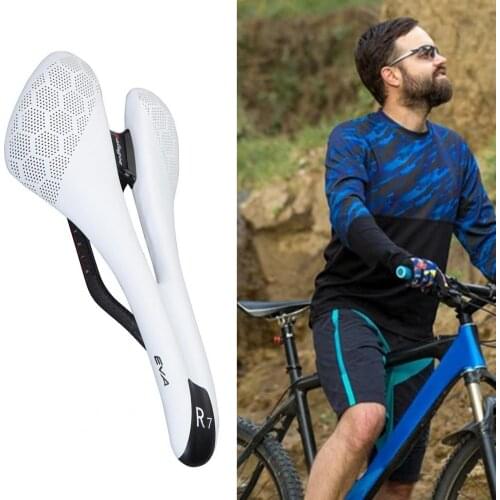 High Strength Hollow Bicycle Seat Easy to Install Ergonomic Design Bicycle Saddle for Cycling Bike Seat Cushion Saddle High Seat