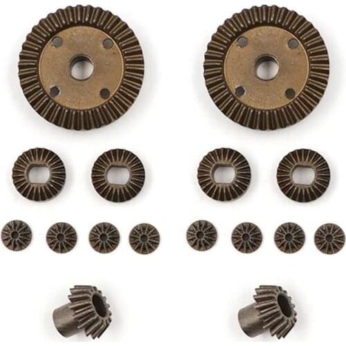 For WLtoys 1/18 184001 A949 A959 A969 A979 K929 Remote Control Car Parts Metal Upgrade Front And Rear Differential Gears
