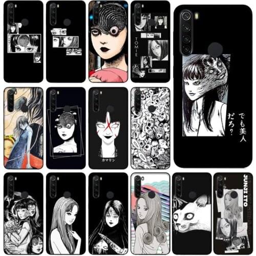 YNDFCNB Junji Ito Tees Horror Thriller Phone Case for Xiaomi Redmi 5 5Plus 6 6A 4X 7 8 Note 5 5A 7 8 8Pro