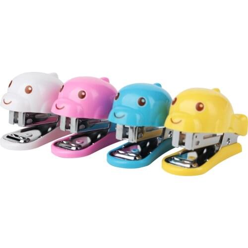 0454 Mini Stapler Cartoon Small Stapler Student Office Supplies lab equipment classroom supplies