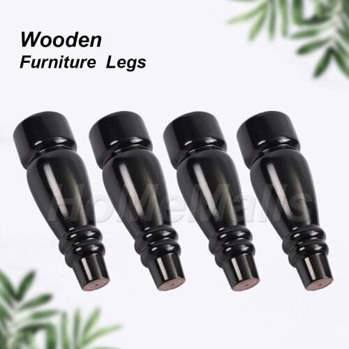 1/2/4 Simple Gourd Foot Coffee Table Foot Bed Cabinet TV Cabinet Wooden Leg Sofa Foot Cabinet Bathroom Cabinet Dining Chair Foot