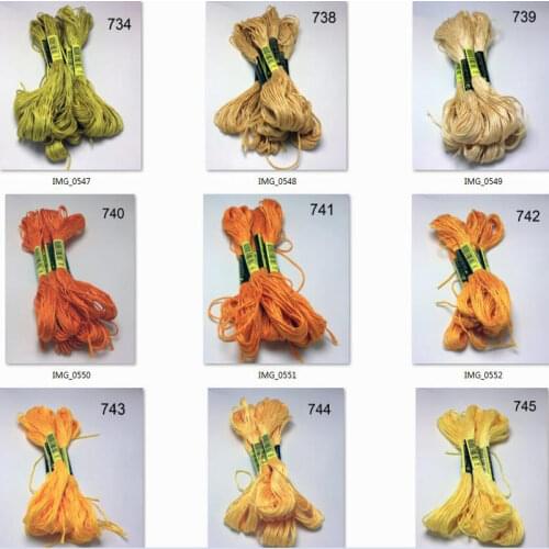 10 pieces cross stitch threads / cross stitch embroidery thread / Custom threads colors 05