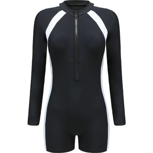 2021 Diving Swimming Suit Women Swimsuit One Piece Swimwear Swimsuit for Girls Woman Wetsuit Swimsuit with Sleeves