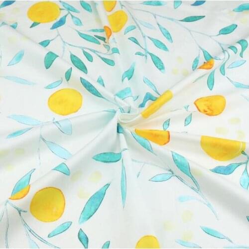 235cm wide Fabrics Fruit Blue Cotton Fabric Tecido Quilting Bedding Decoration Tissue Home Textile Patchwork Sewing Cloth Craft