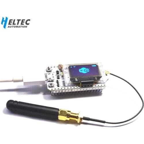 868MHz SX1276 ESP32 LoRa 0.96 Inch Blue OLED Display Bluetooth WIFI LoraDevelopment Board for Arduino Antenna include