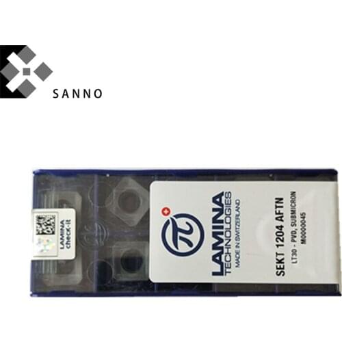 Free shipping! 50pcs/lots SEKT1204 AFTN LT30 cnc tungsten carbide turning inserts face milling lathe tool blade cutting tips