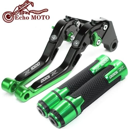 For KAWASAKI Z1000 Z 1000 2003 2004 2005 2006 Motorcycle Accessories Folding Extendable Brake Clutch Levers Handbar End Grips