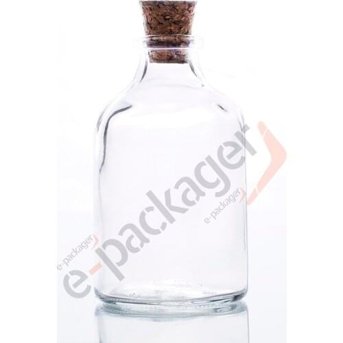 40Pcs 50ml Mini Glass Bottles Cute Bottles With Cork Little Bottles Gift tiny Jars Vials Mix Wedding Small Wishing Bottles