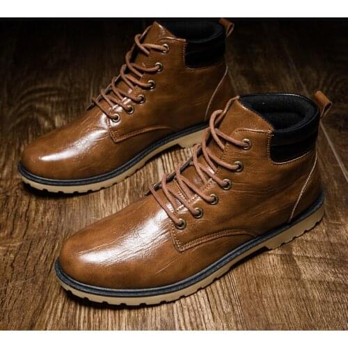 Joweici Men's Motorcycle Boots