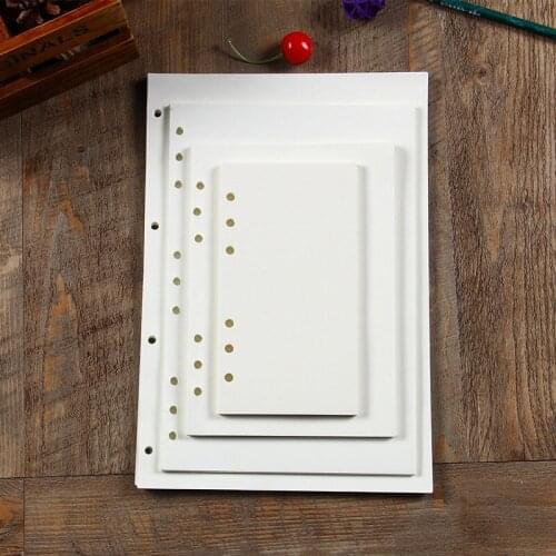 New 40Sheets/Pack A4/B5 Adapter Filler Papers Loose Leaf Notebook Core Weekly Planner Blank Notepad Inner Page School Office Sup