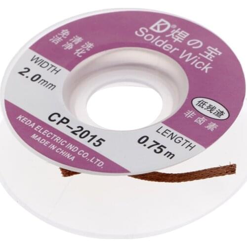 2.0mm Soldering Wire Braid 1.5M 5FT Desoldering Pump Welding Sucker Remover