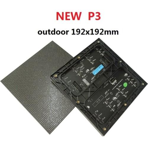 P3 SMD 192x192mm 64x64 Pixels 16s Full Color RGB Outdoor LED Display Module
