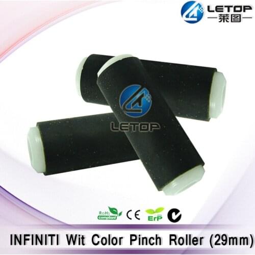 Rubber Pinch Roller for Xaar 128 printhead Infiniti Witcolor Design Myjet Crystaljet printer paper pressure rubber rollers 29mm