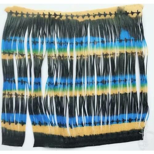 Fishing Lure Silicone Skirt Layers,Silicone Skirt Material for Tackle Craft, DIY Spinner, Rubber Jigs, Buzzbait---252