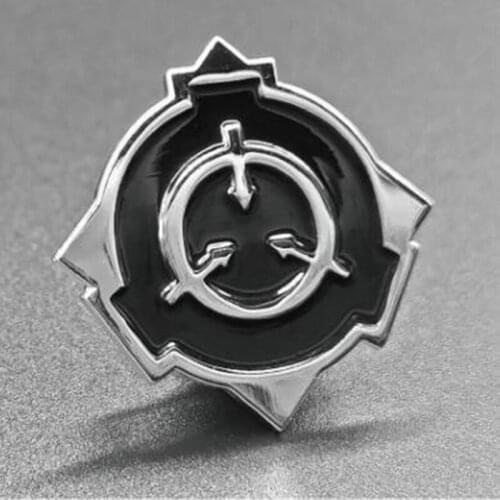 SCP Special Containment Procedures Foundation metal Badge Brooch Pin limited cosplay N