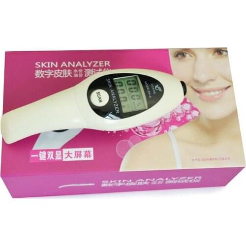 SK-8 High Presicion Dual LCD Display Body Skin Analyzer Moisture Oil Water Tester Meter Health Monitor Face Care Skin Tester