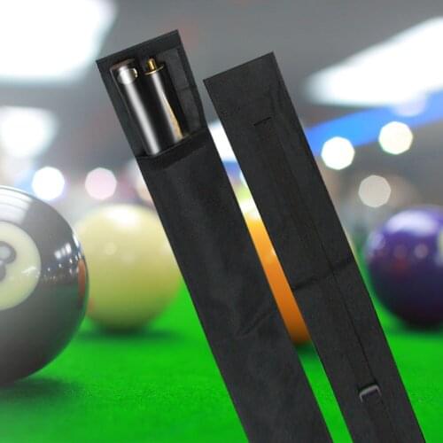 Pool Cue Storage Carry Bag for 1/2 3/4 Billiard Stick Rod Storage Stick Pouch Bag Black Snooker Billiard Accessories