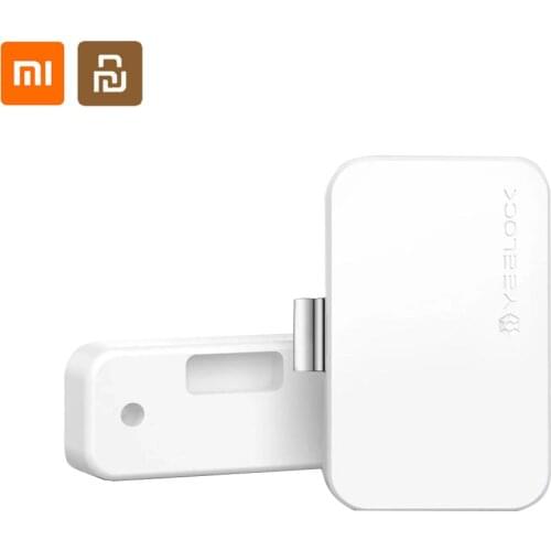 Xiaomi Youpin YEELOCK Smart Drawer Switch Bluetooth-compatib APP Unlock Anti-Theft Free Hole Cabinet Lock Home Safety Smart Home