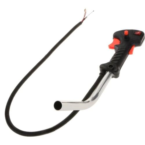 Universal Lawn Mower Strimmer Brush Cutter Tube Handle Switch+Trigger Cable