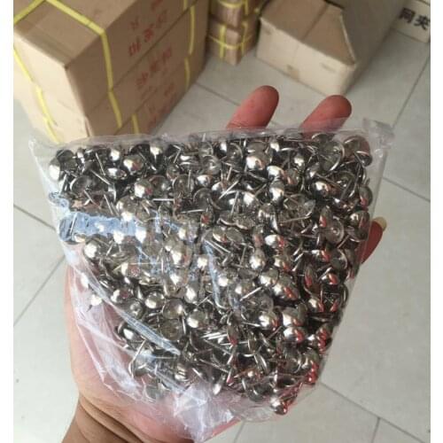 Pack of 2200 pcs) 16MM & 19MM Nickel Nail Tacks Upholstery Furniture Decorative pushpins