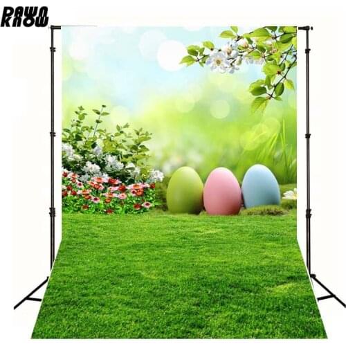 Easter Vinyl cloth Photography Background For Wedding Colorful Egg New Fabric Flannel Backdrops For Children photo studio CM6525