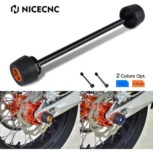 Rear Axle Fork Wheel Slider For KTM 690 950 990 1190 1290 Duke Enduro Supermoto Adventure Super ADV SMR RC8 R For Husqvarna 701