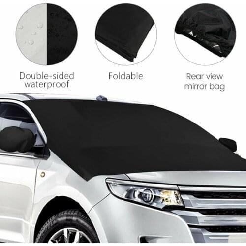 210*125Cm Car Magnetic Windshield Sunshade Cover Dual Sided Use Anti Frost Ice Snow Dust Waterproof Windscreen protection
