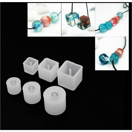 9mm 12mm 16mm square ball Crystal Silicone Mold Beads Bracelet Pendant Mould Jewelry Making Tools diy finding