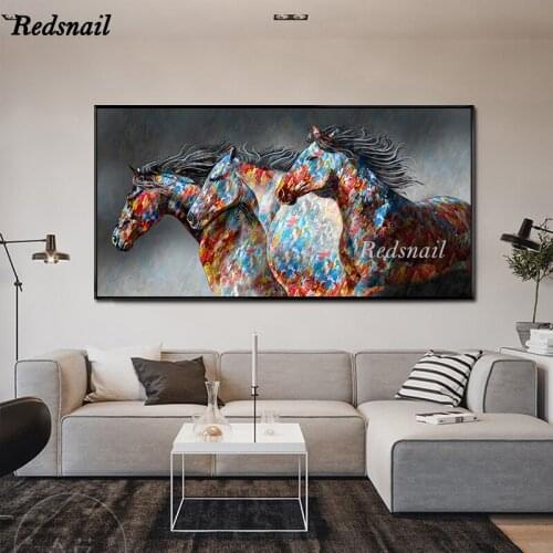 Large Horse Wild Animals 5D DIY Diamond painting Cross stitch Full puzzle Diamond embroidery mosaic Wall Art EE861