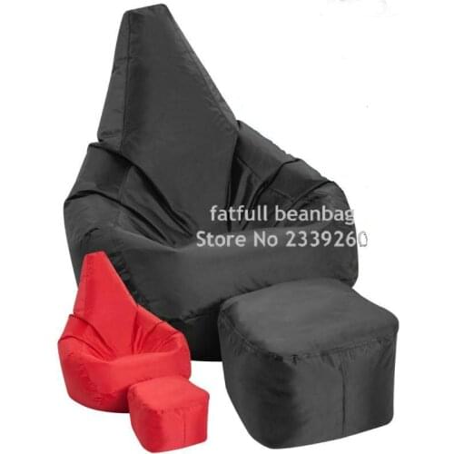 Cover only No Filler -black living room furniture bean bag sofa chair,outdoor garden beanbag sofa set home furniture