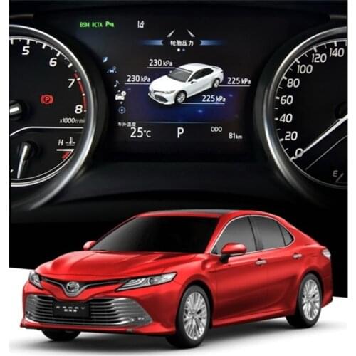 TPMS Tyre Pressure Monitoring System Digital LCD Display Auto Security Alarm Tyre Pressure For Toyota Camry 2018-2020 xv70 v 70