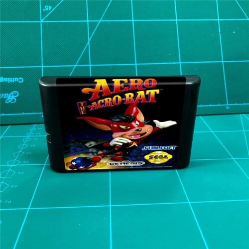 Aero Acro Bat - 16 bit MD Games Cartridge For MegaDrive Genesis console