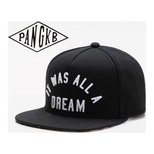 PANGKB Brand IT WAS ALL A DREAM CAP hip hop Headwear snacks snapback hat men women adult outdoor casual sun baseball cap bone