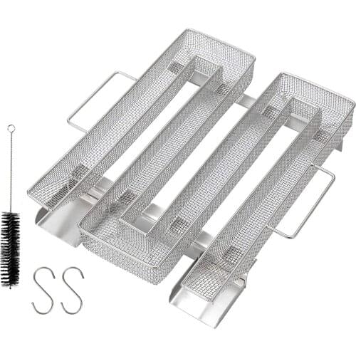 BBQ Pellet Maze Smoker Hot & Cold Smoke Generator Stainless Steel BBQ Grill Tools Apple Wood Chips Smoking Barbecue Accessories