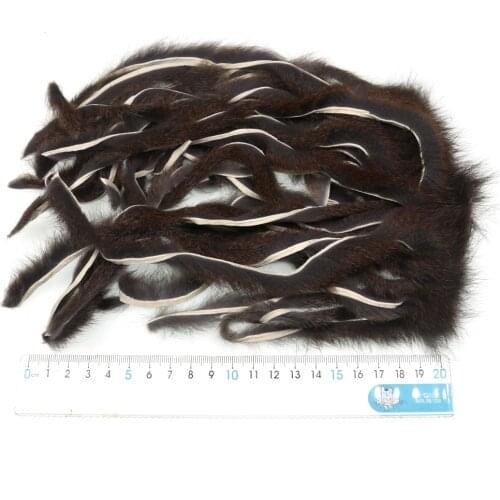 Micro Pine Squirrel Strips Zonker Fly Tying Matukas Small Size Streamer Fying Material Nature ColorHook size 4 6 8